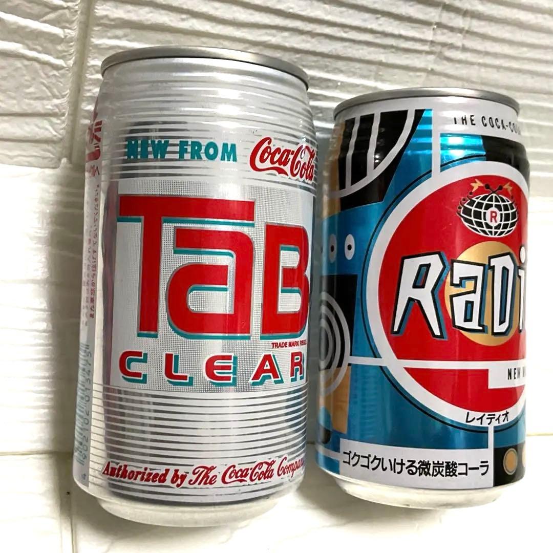 空缶）TAB CLEARタブクリア　RADIO レディオ　初期型　セット