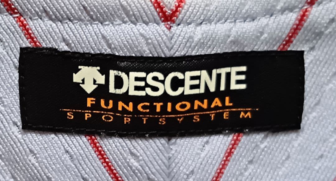 【当時物】広島　東洋　カープ　緒方　ビジター　ユニフォーム　デサント　S