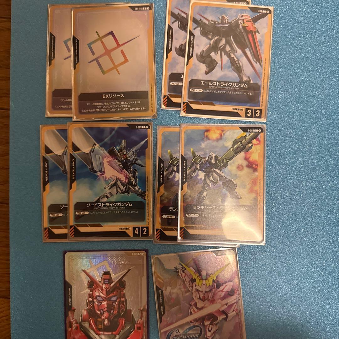 ガンダムカードゲーム　緑白ウイングデッキ