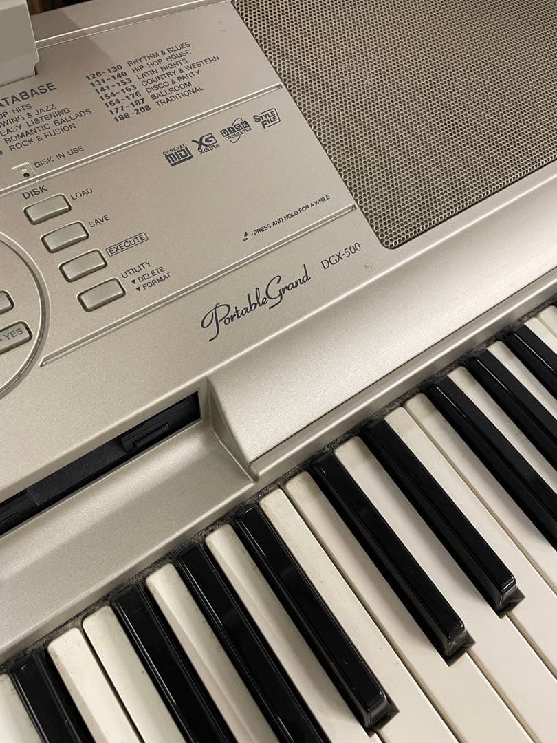 YAMAHA DGX-500 ヤマハ　電子ピアノ　Portable Grand