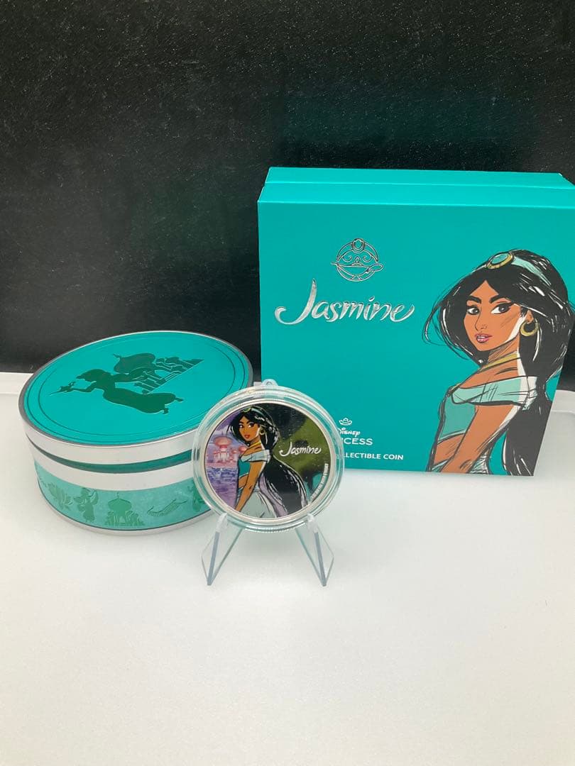 2024年ニウエ　ディズニープリンセス　ジャスミン姫　1オンスプルーフ銀貨