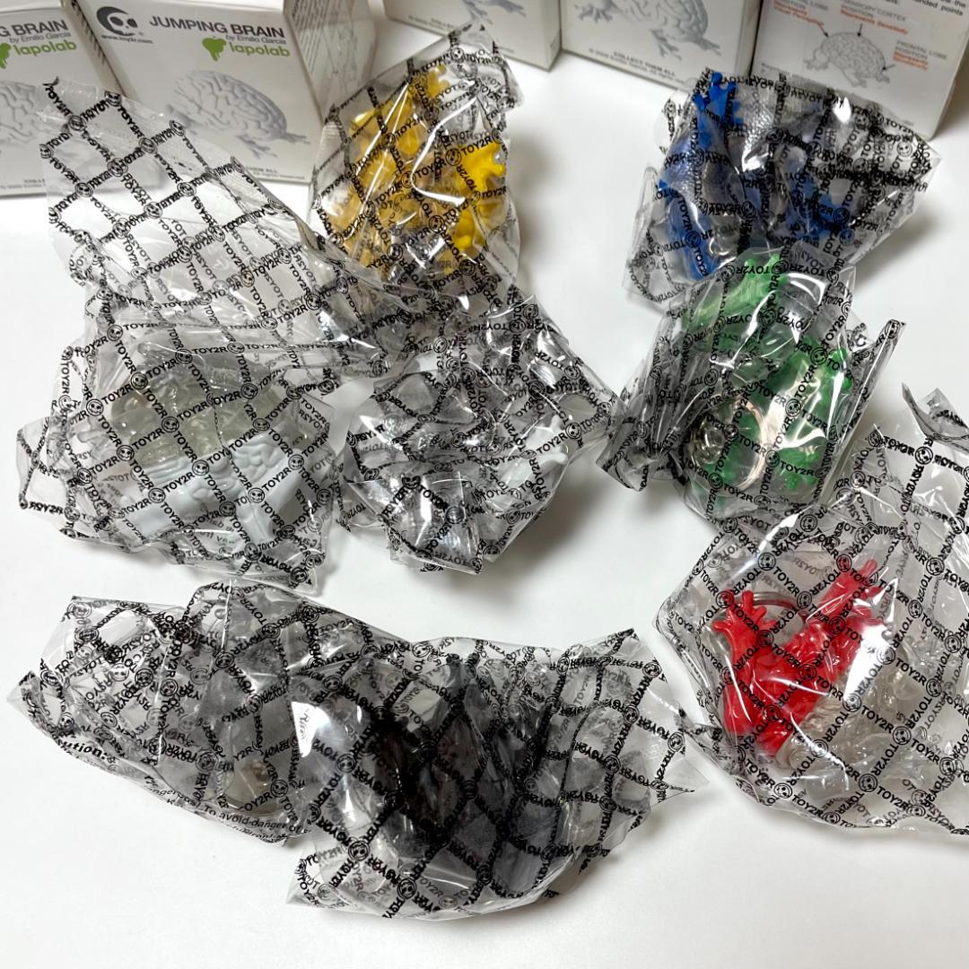 【袋未開封】ジャンピングブレイン 8個まとめ売り 2インチフィギュア