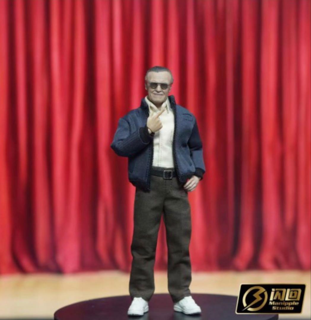 【新品未開封】閃回studio スタン・リー風1/12フィギュアマーベルシリーズ