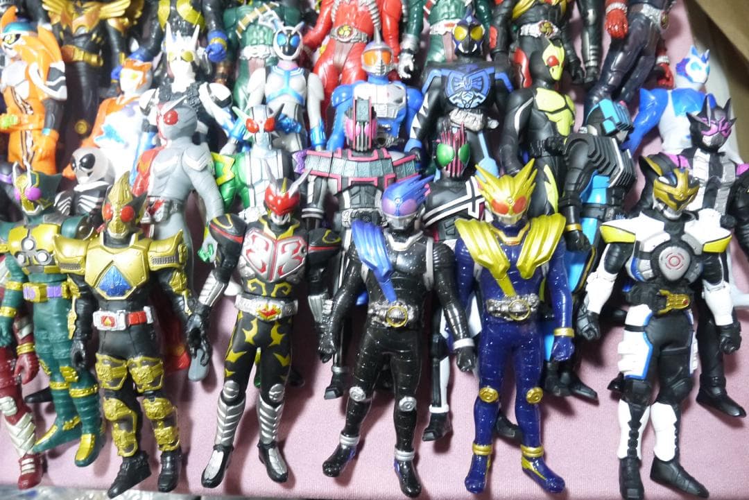 ライダーヒーローシリーズ　ビッグサイズソフビフィギュア　136体セット