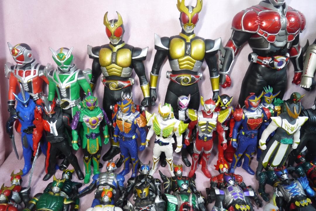 ライダーヒーローシリーズ　ビッグサイズソフビフィギュア　136体セット