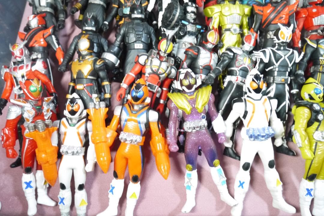 ライダーヒーローシリーズ　ビッグサイズソフビフィギュア　136体セット