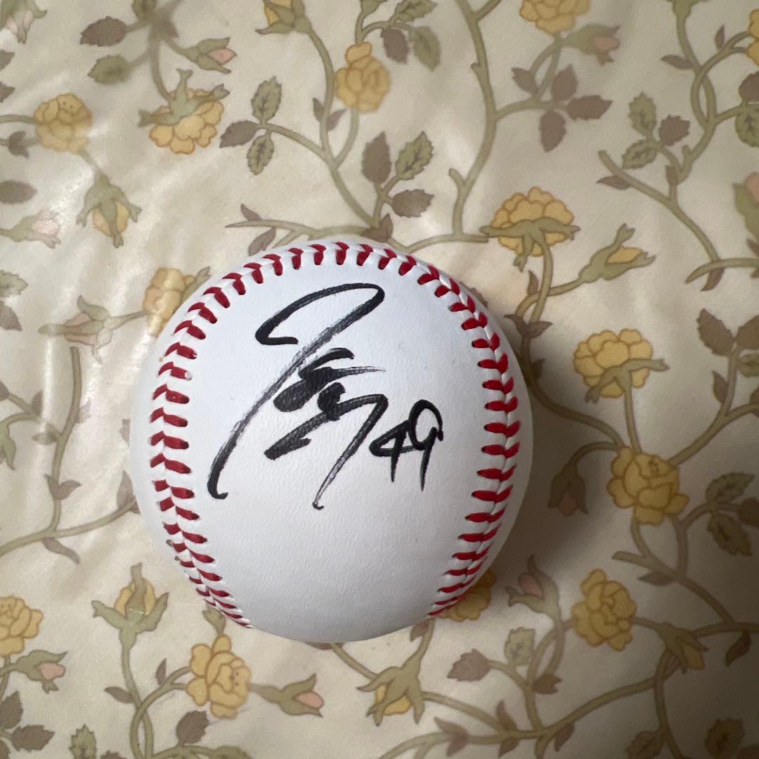 中日ドラゴンズ加藤匠馬　サイン入り野球と色紙セット