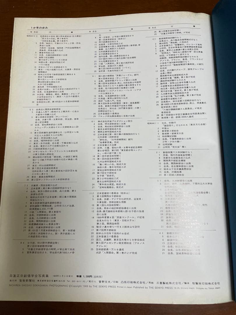 【創価学会】平和と幸福の新社会建設へ 日蓮正宗創価学会 '69写真集