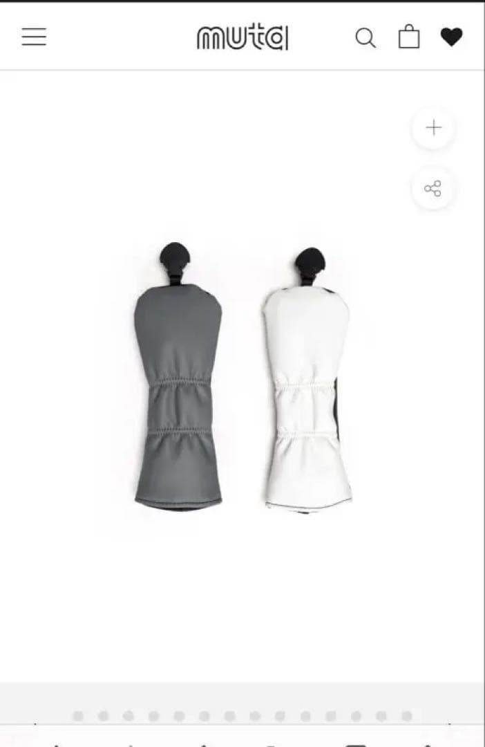 ムータ　キャディバッグ グレー DRx1 FWx2 UTx2 ヘッドカバーセット