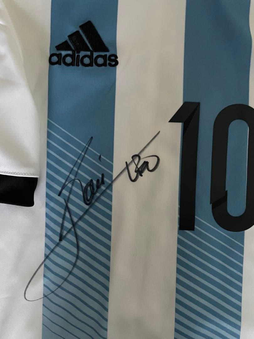 リオネル メッシ アルゼンチン代表 直筆サイン入り ユニフォーム バルセロナ