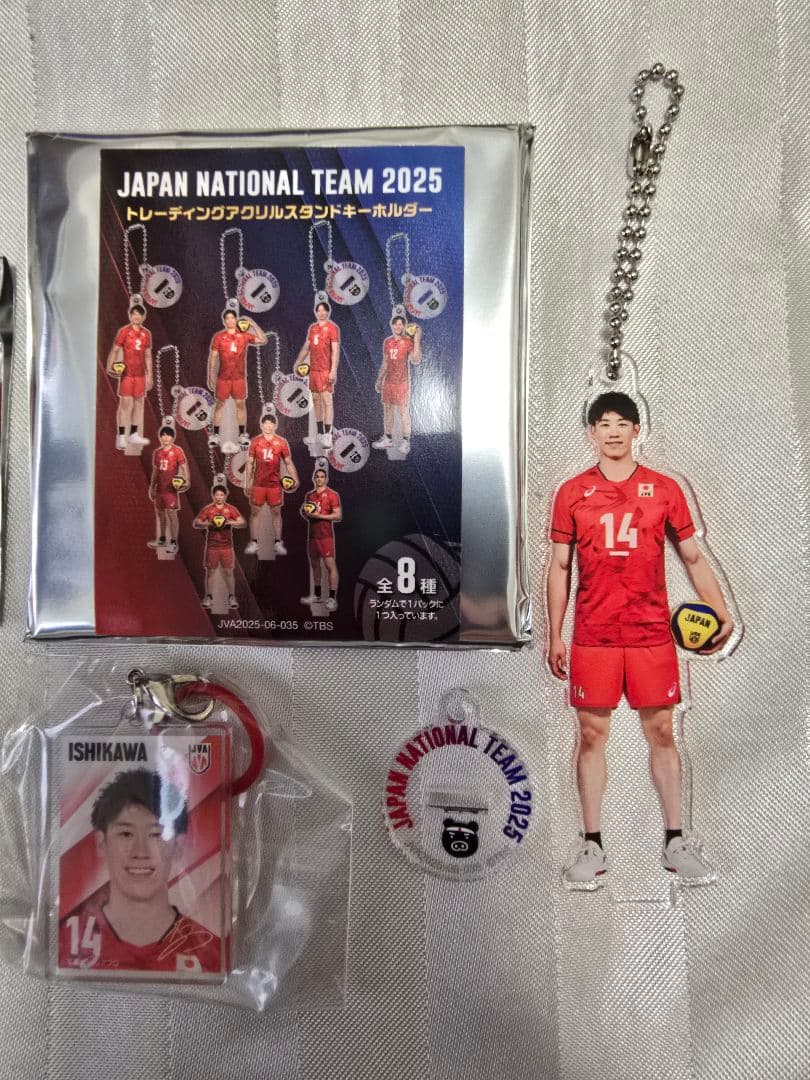 新品★ 石川祐希選手 SET ユニフォームマグネット ユニフォームアクキー 等