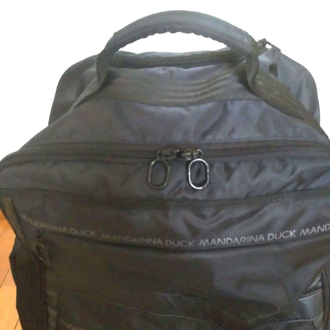 MANDARINA DUCK ソフトキャリーバッグ 色マリンブルー、4輪タイプ