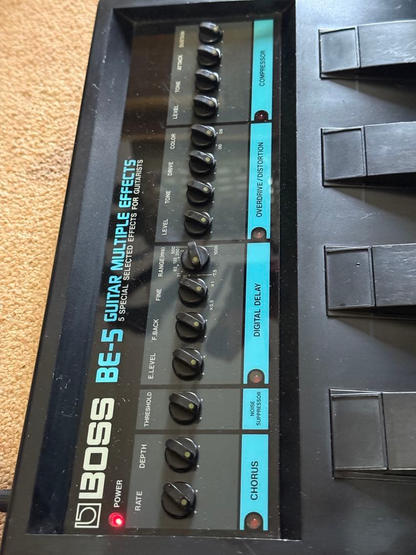 BOSS BE-5(マルチエフェクター) + エフェクターケース