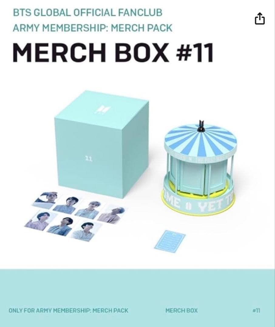 ５点BTS MERCH BOX#９　 #１１　メンバーシップキット　PROOF