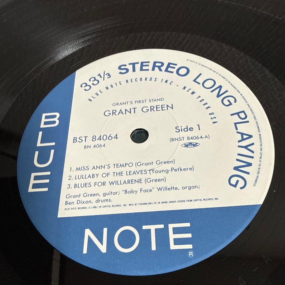 LP12in国内盤BST-84064グラントグリーン/グランツファーストスタンド