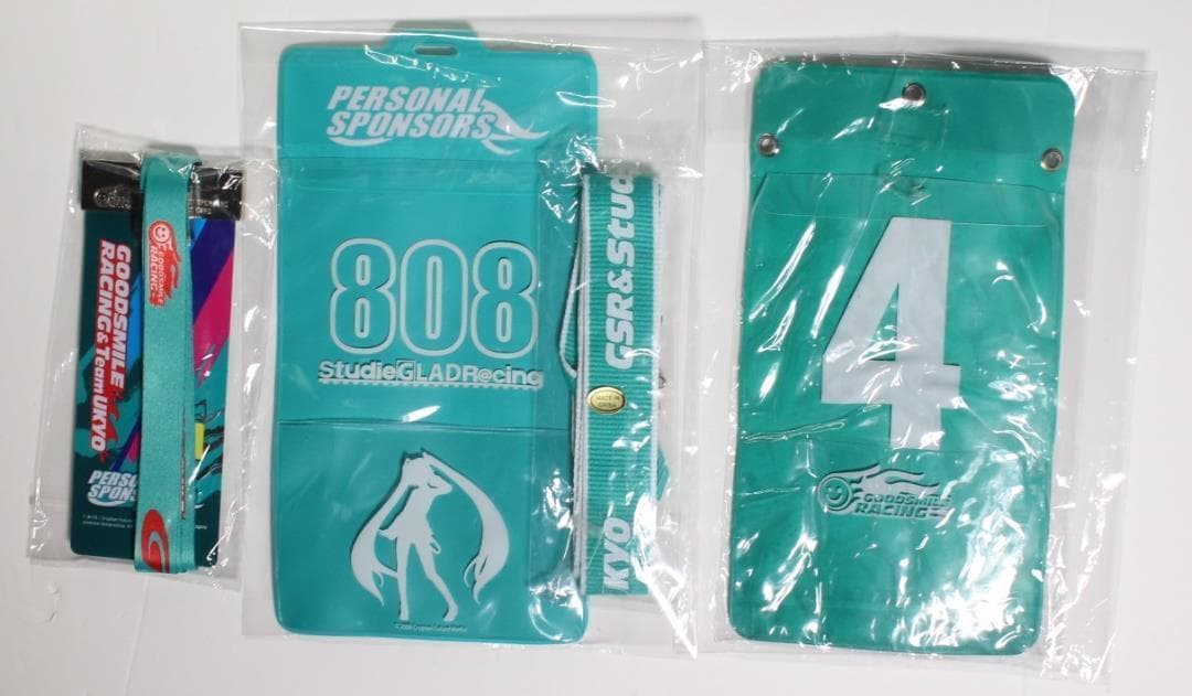 初音ミク グッドスマイルレーシング チケットホルダー+スポンサーカード セット