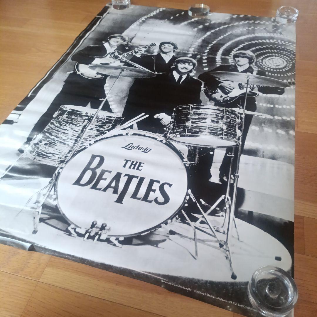 THE BEATLES モノクロポスター ヴィンテージ☆レアアイテム