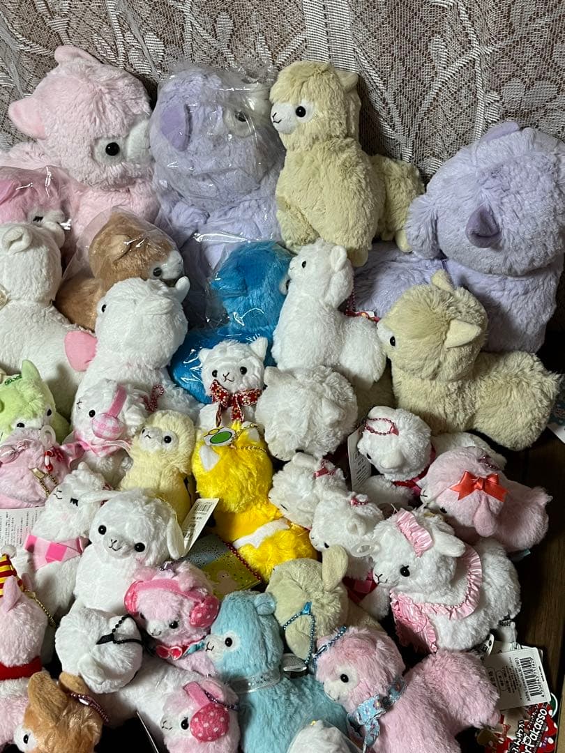 アルパカッソ＆ベイビーアルパカッソ　ぬいぐるみ＆ポーチ＆小物れ　大量セット