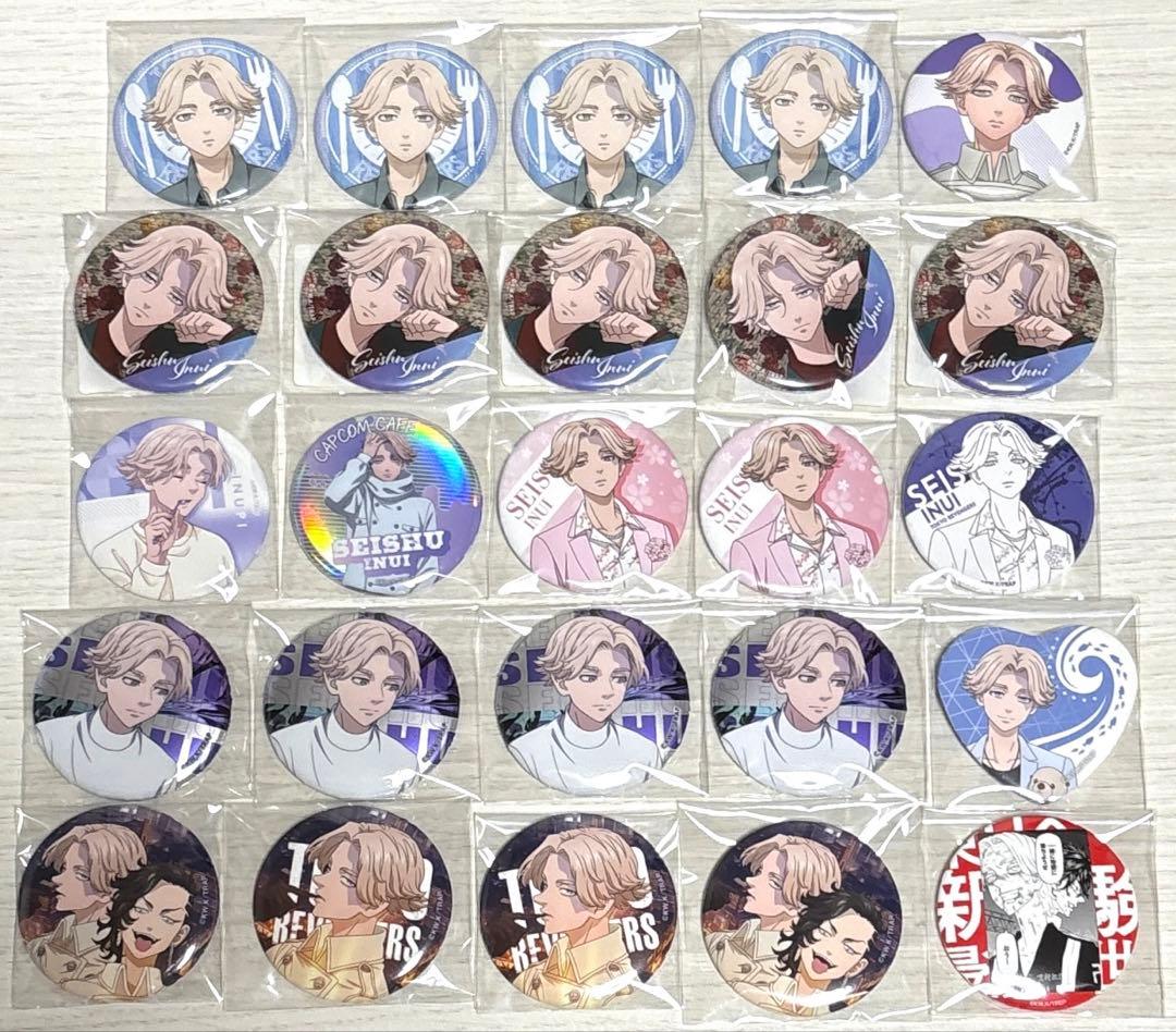 東京リベンジャーズ 東リベ 乾青宗 イヌピー 缶バッジ 123個セット