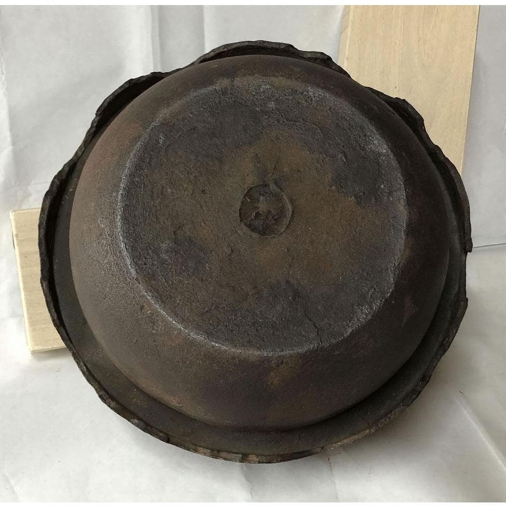 e2851 四代 金谷五郎三郎 時代 古釜 共箱 茶釜 茶道具