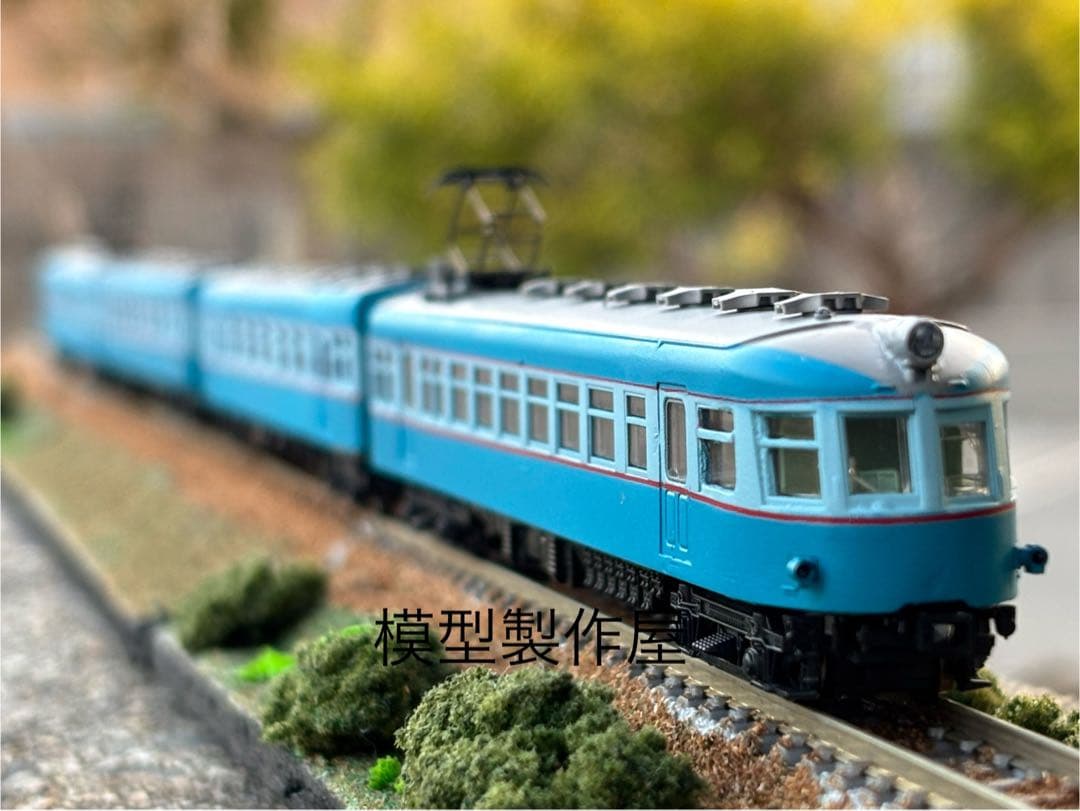 広窓流電モハ52 アイスキャンディー色　KATO改造　4両セット　他サイト出品中