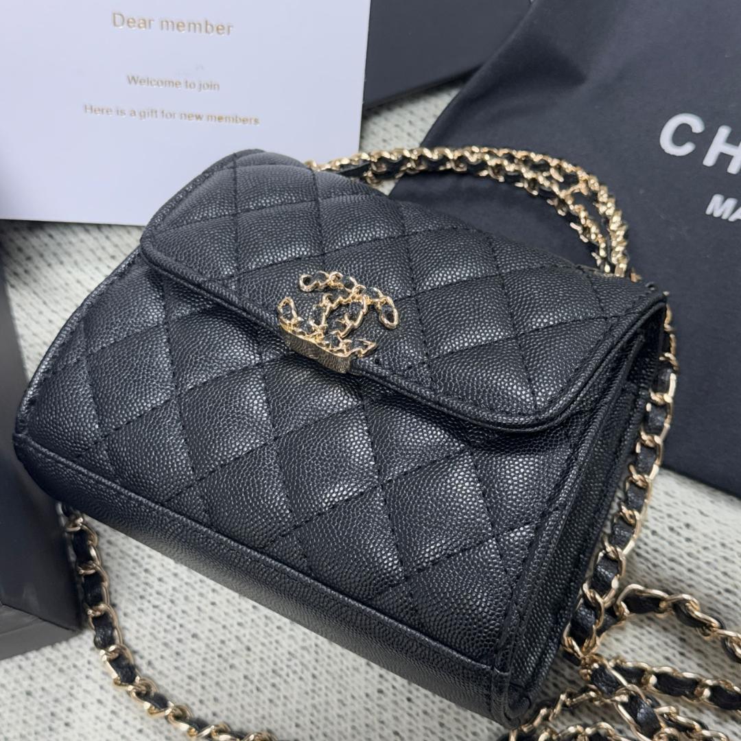 ❤VIP会員❤限定 ブラックレザー ショルダーバッグ