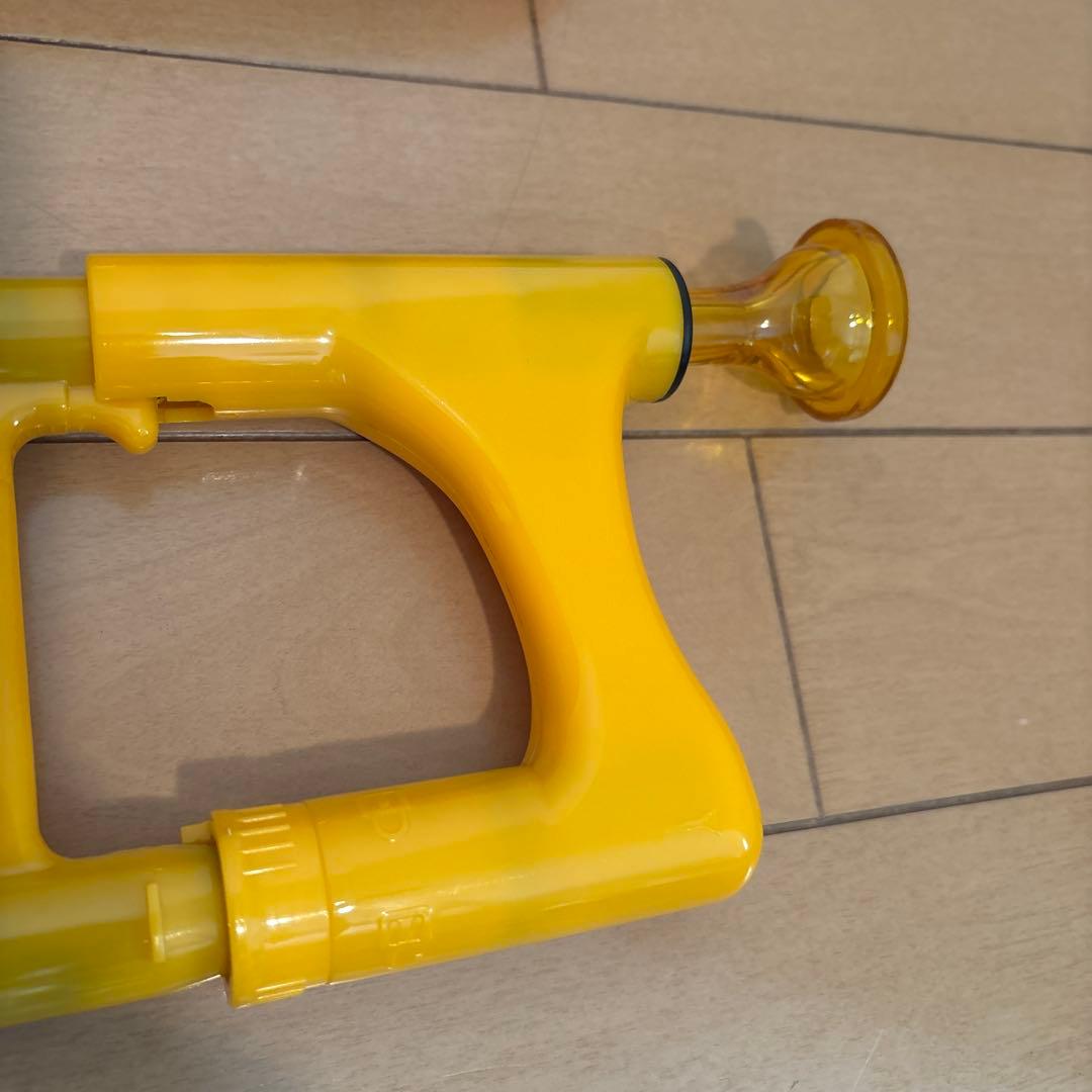 pBoneピーボーン　イエロー　プラスチックトロンボーン　イエロー