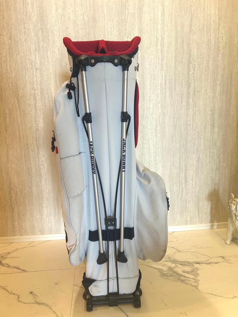 JACK BUNNY キャディバッグ グレー/レッド