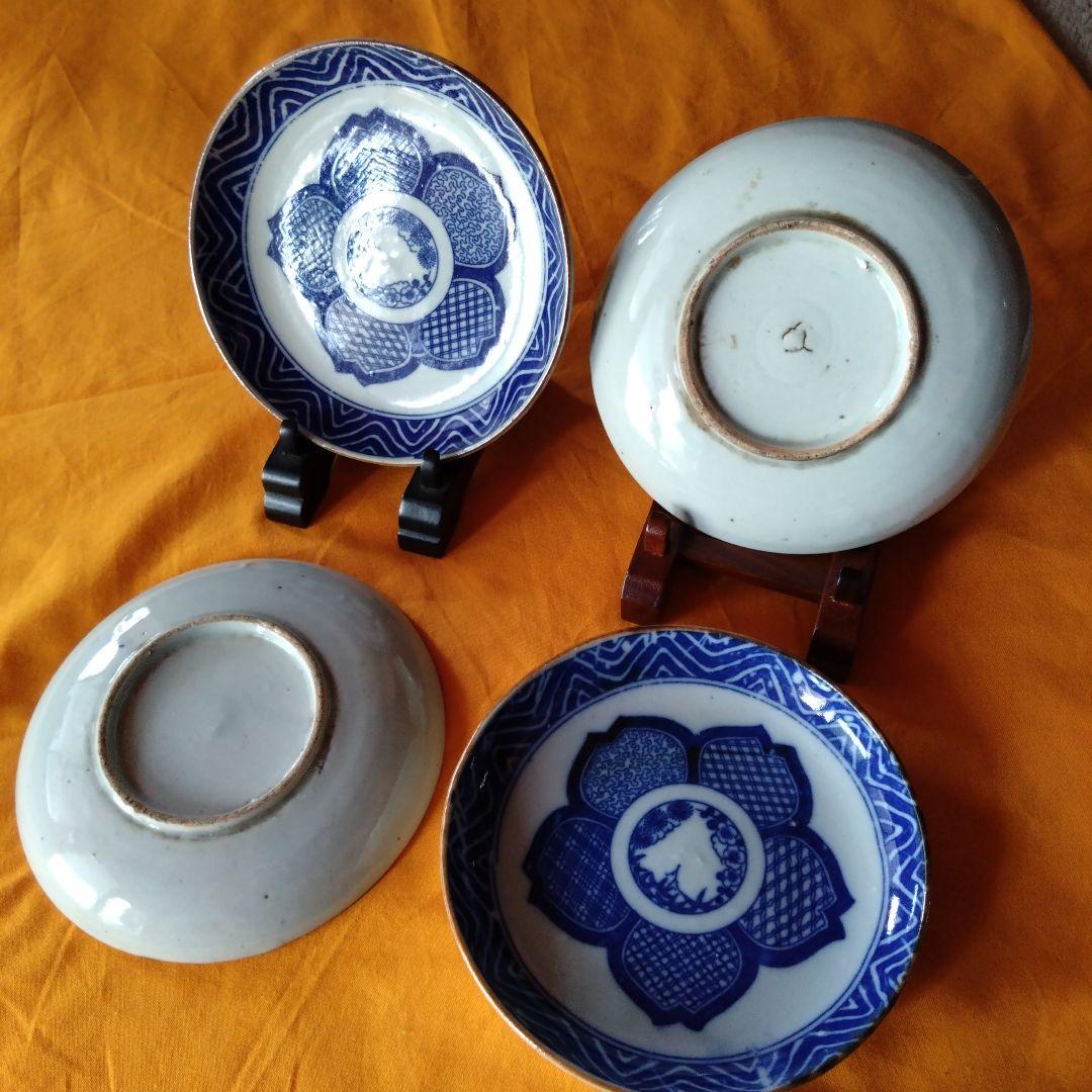 伊万里印判手皿10枚組(明治時代)