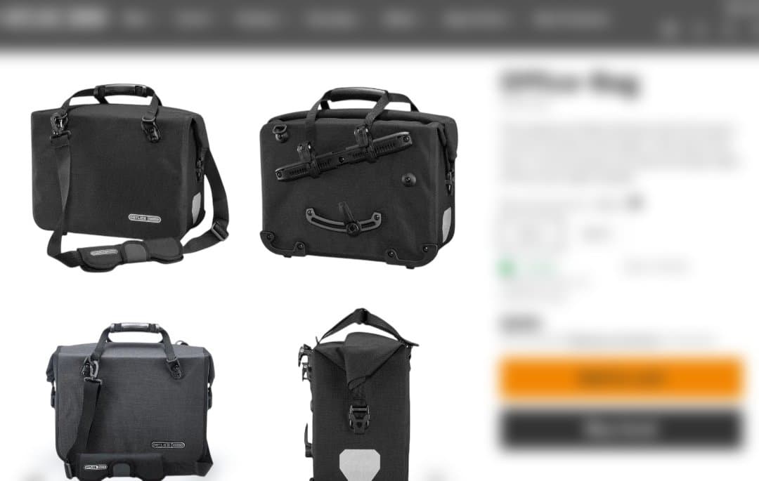 自転車用　ORTLIEB 防水オフイスバッグ 　QL2.1 マウント