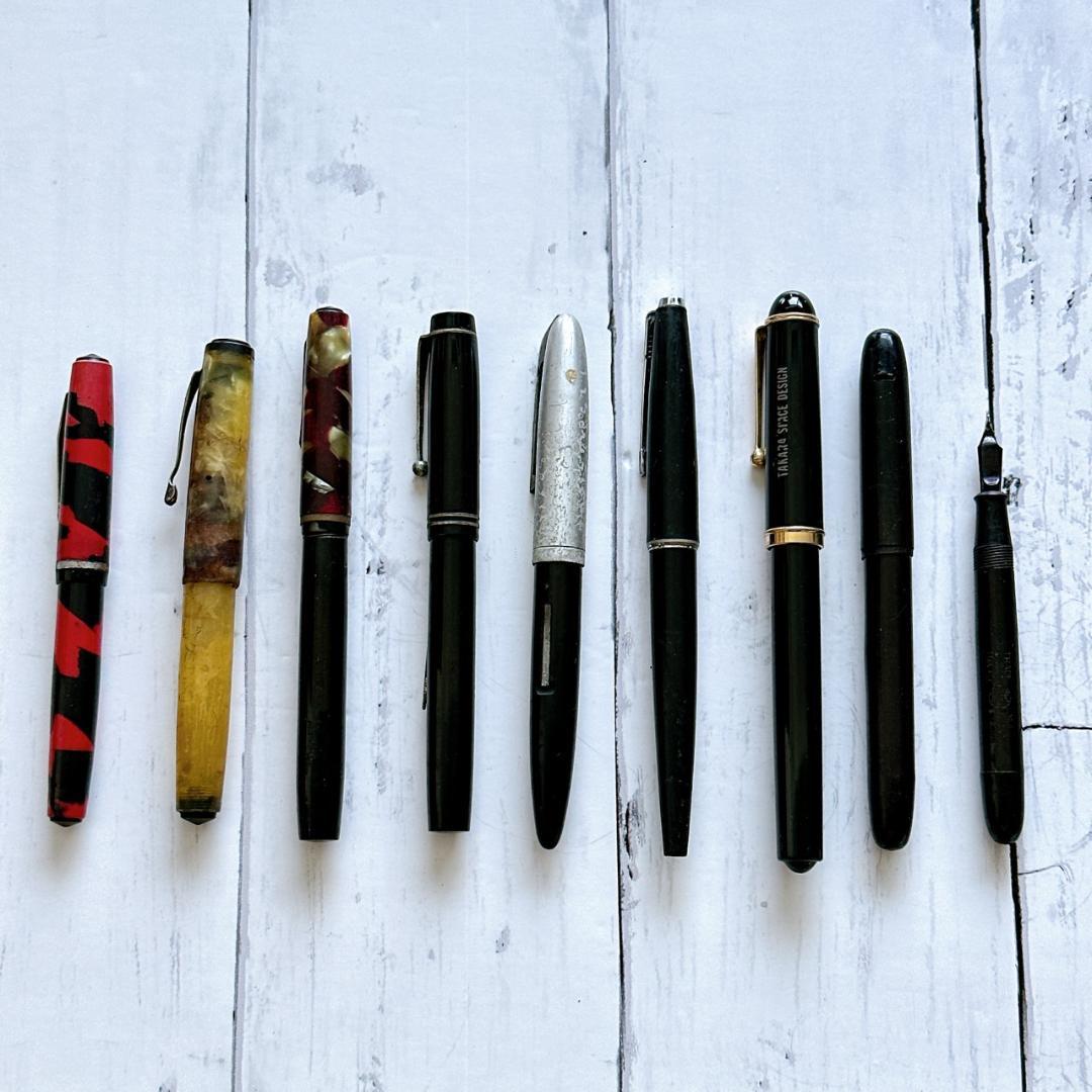 RK14　PARKER　PLATINUM等　当時物　希少ペン　大量まとめセット