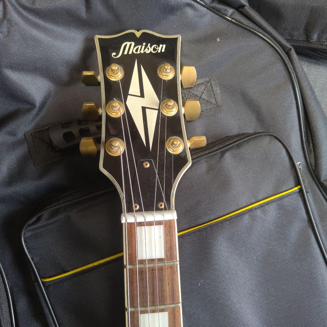 Maison エレキギター ギター レスポールタイプ　ケース付　作動確認済み