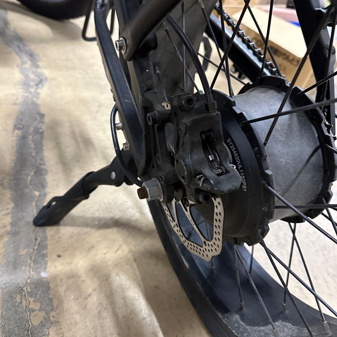 MATE.BIKE 電動アシスト 折りたたみ ファットバイク 20インチ 黒