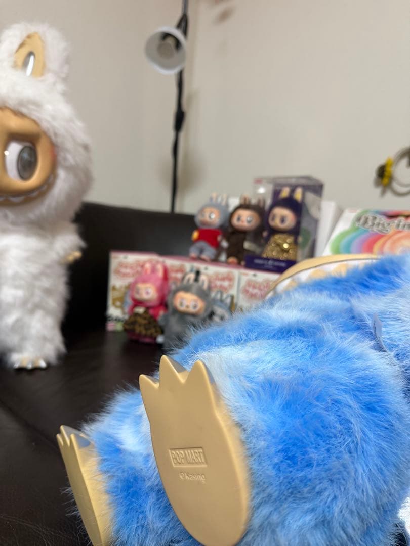 超特大60cmジモモ スカイブルー 羽付きスペシャルオーダー