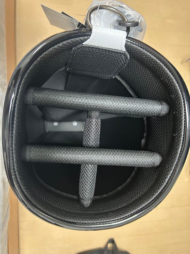 【新品未使用】Kasco MR-1108 ゴルフバッグ ホワイト/ブラック