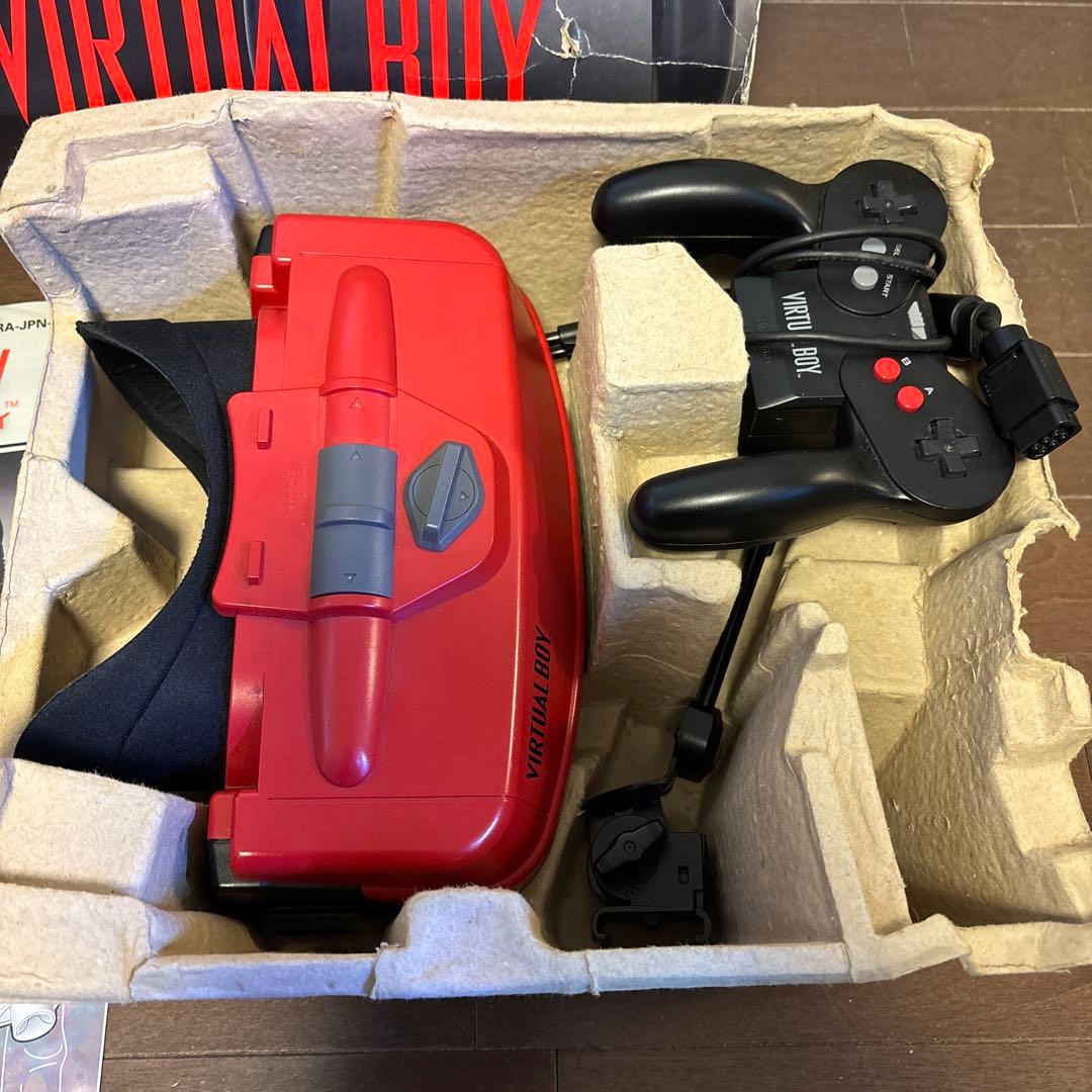 任天堂　バーチャルボーイ　ジャンク　説明書付き　レッドアラーム