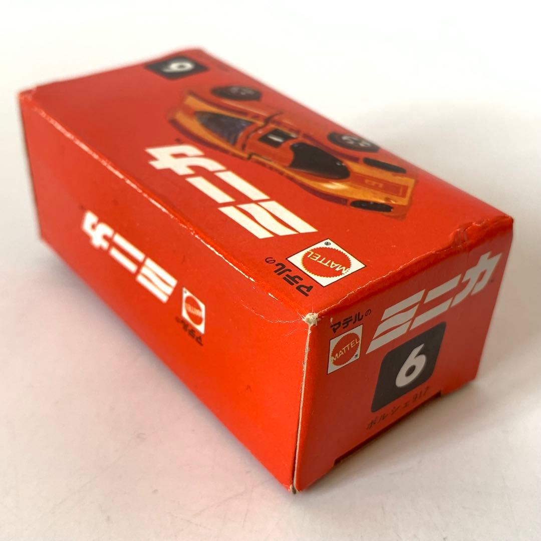 デッドストック マテルのミニカ6 ポルシェ917 ミニカー 箱付き