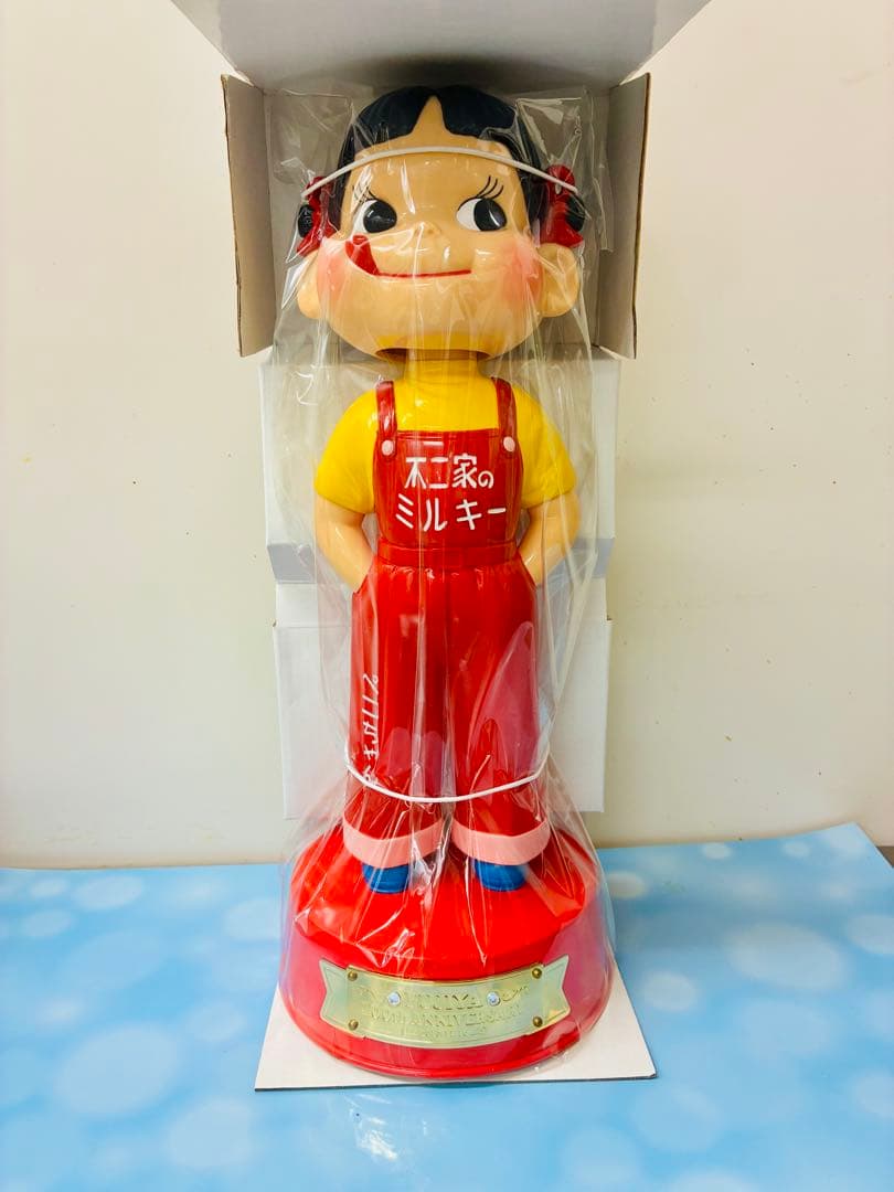 【箱付き】　ペコちゃん　100th Anniversary　首振り人形　非売品