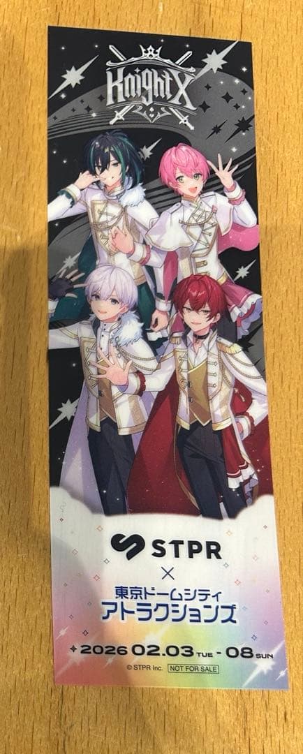 STPR 東京ドームアトラクションズコラボ　ブックマーカー　すとふぇす 2026