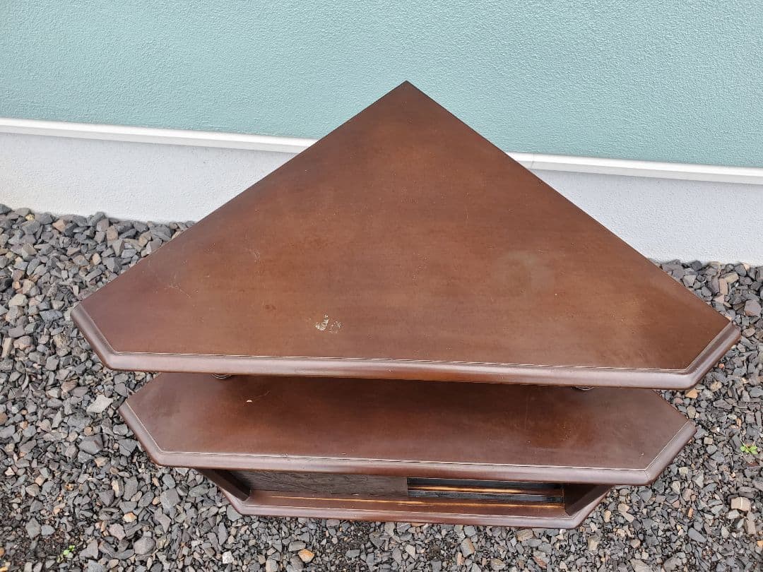 C60 昭和レトロ　家具の大丸　コーナーキャビネット