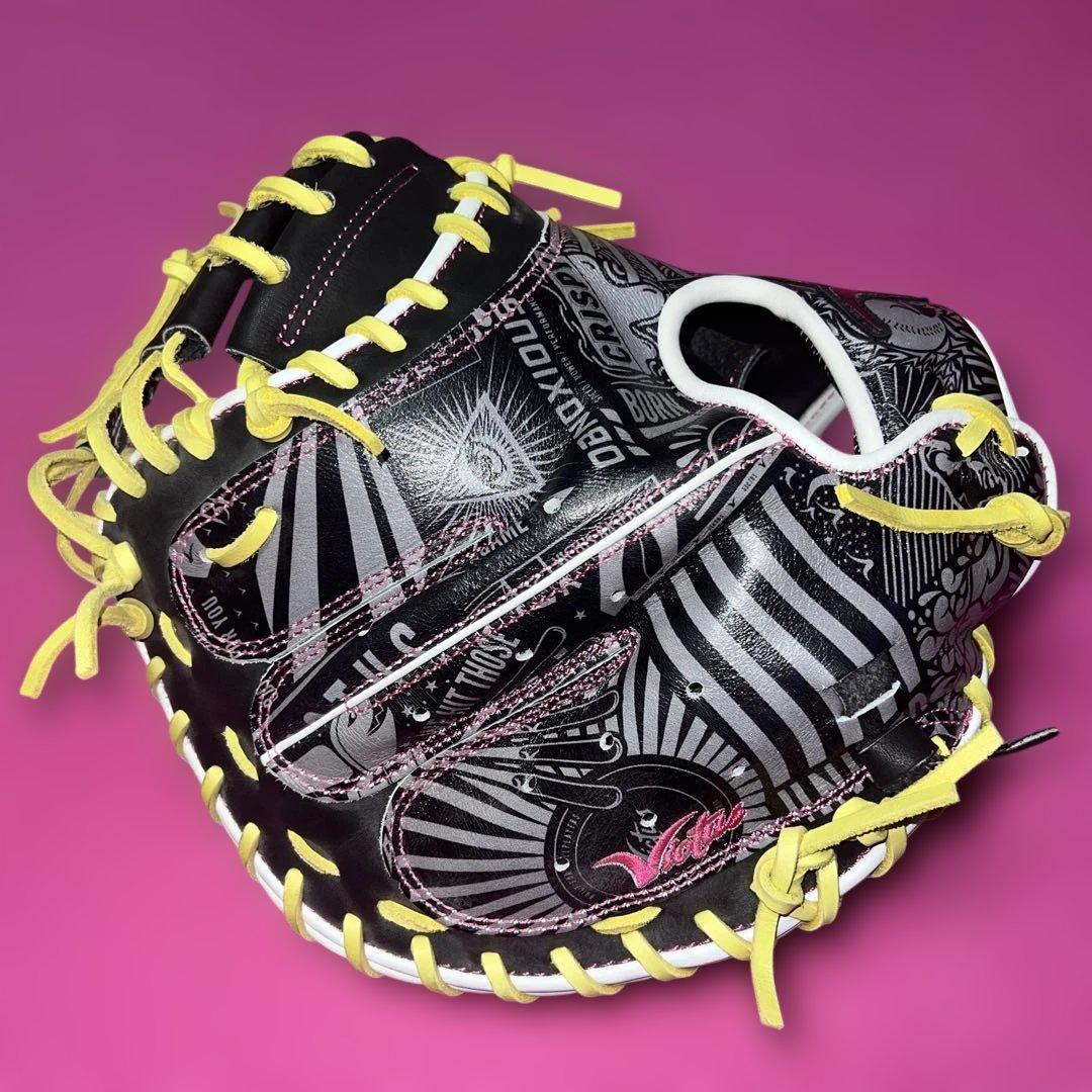 ビクタス 野球ミット 黒/黄