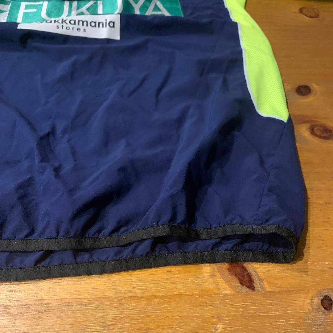 asics ヴィッセル神戸 ピステ・ウィンドブレーカー ネイビー/ライム