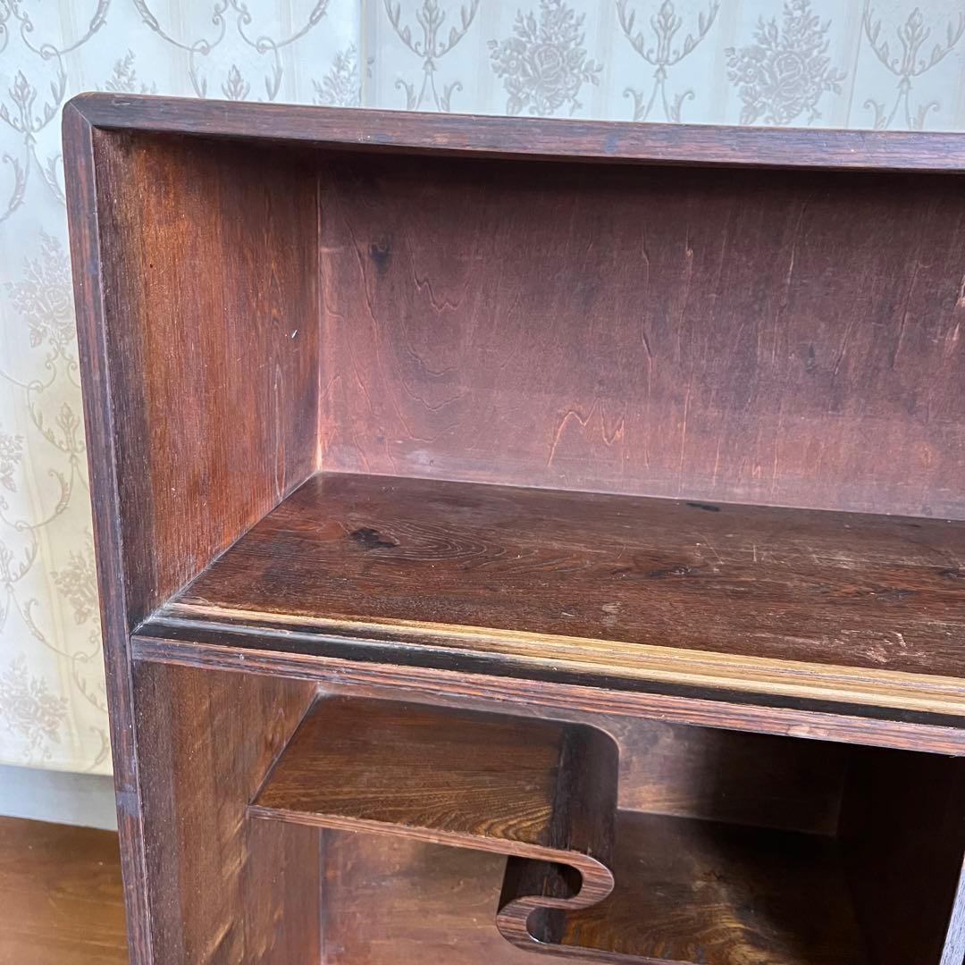 【アンティーク】木製 天然木 茶棚 茶箪笥 水屋箪笥 飾り棚 食器棚 時代家具