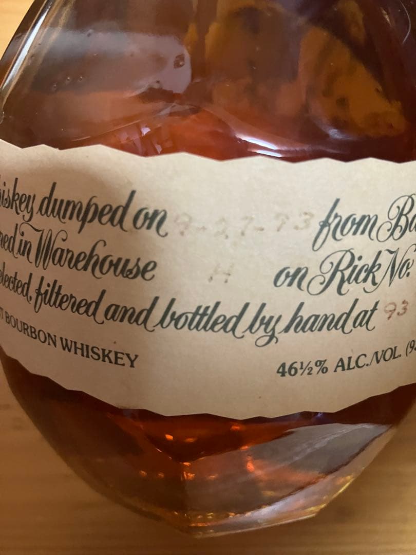 ブラントン シングルバレル バーボンウイスキー Blanton 46.5度