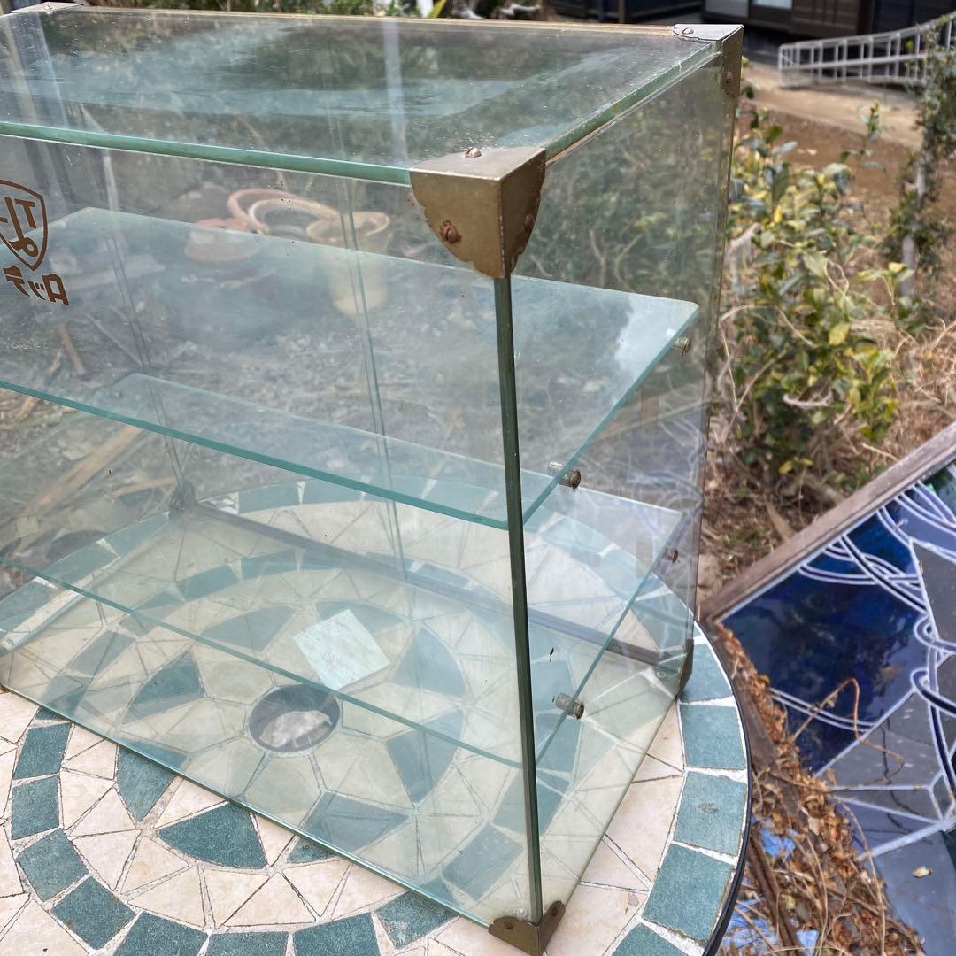 昭和レトロ　ロッテガラスショーケース/ガラスキャビネット