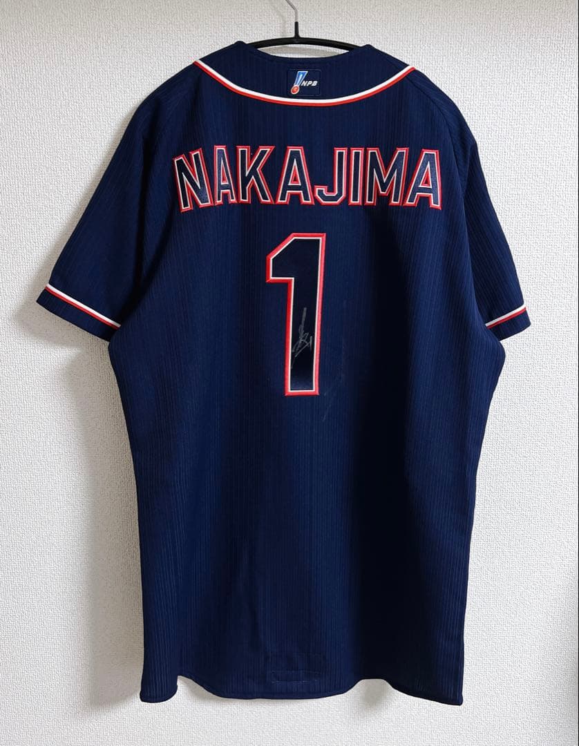 ミズノプロ オリックス オーセンティック ユニフォーム 直筆サイン入り 中島宏之