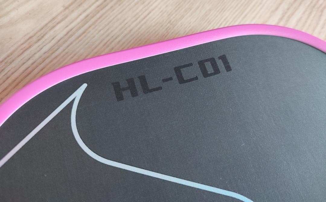 ピックルボール パドル T700 生カーボンファイバー ピンク ブルー1