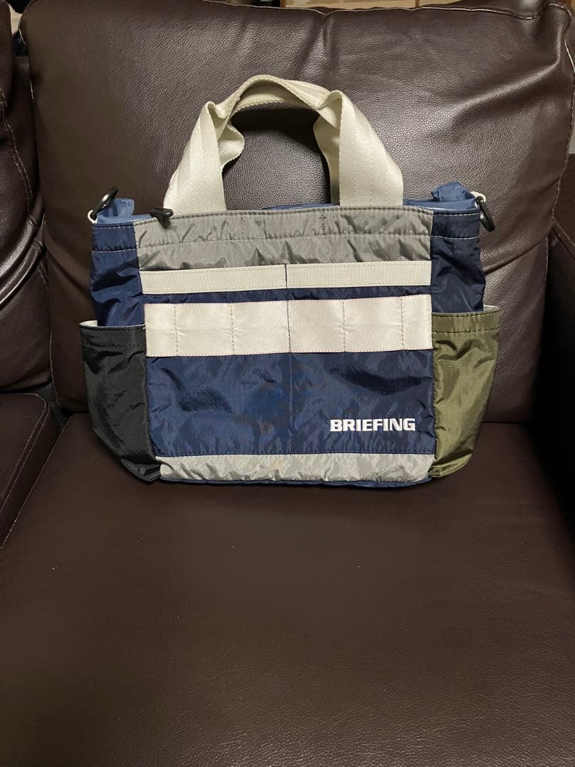 BRIEFING カートバッグ　ショルダーバッグ ネイビー/グレー/オリーブ