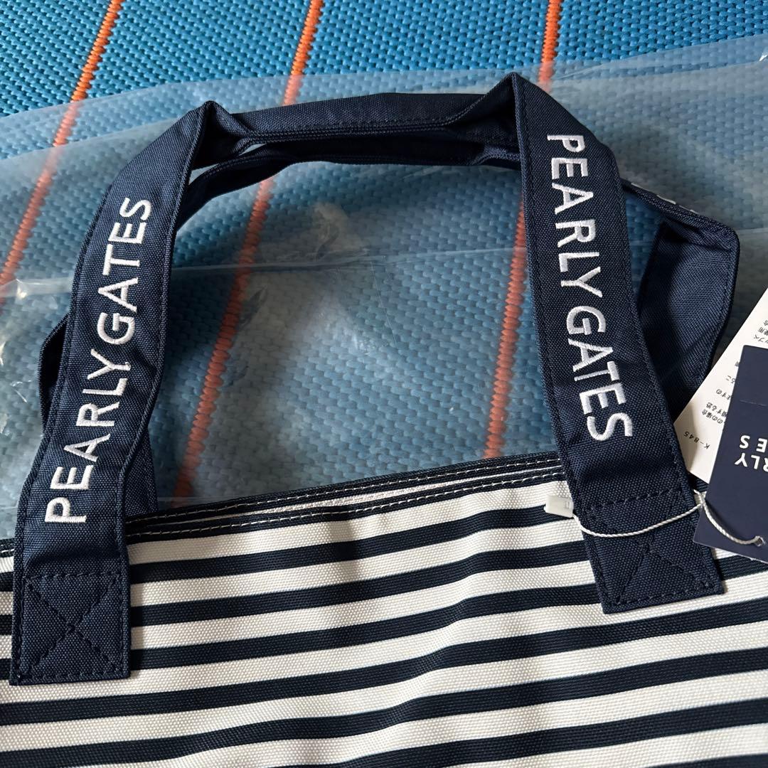★新品★PEARLY GATES パーリーゲイツ　ボーダーロッカートートバッグ