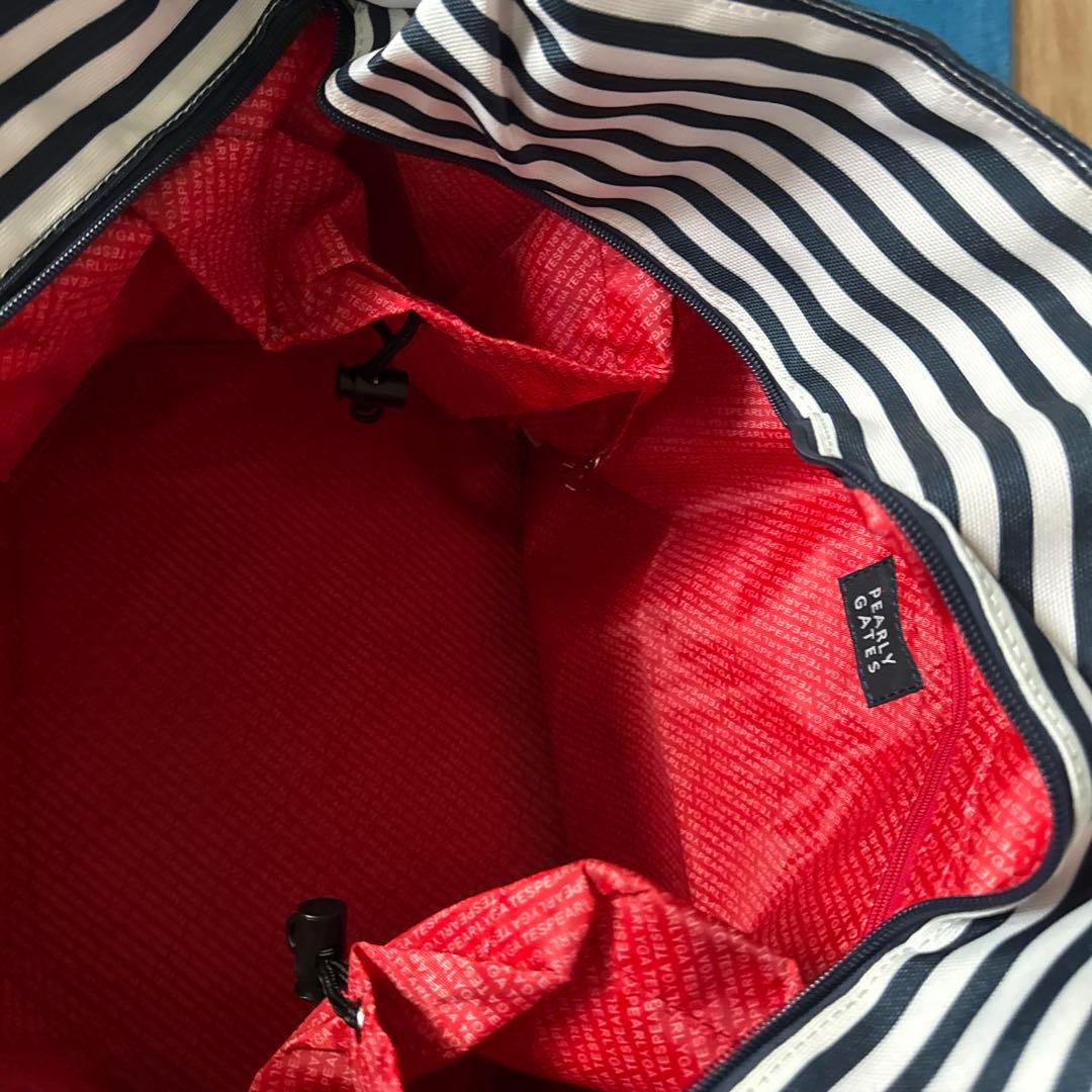 ★新品★PEARLY GATES パーリーゲイツ　ボーダーロッカートートバッグ